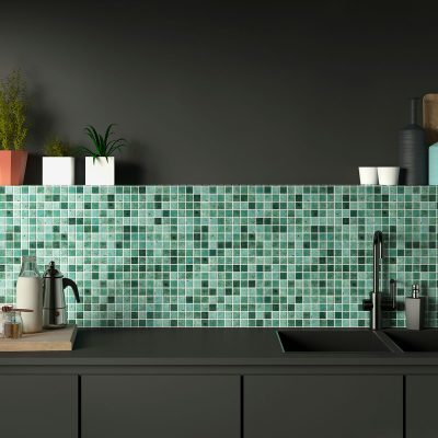 nature bright squares glass mosaic tile 