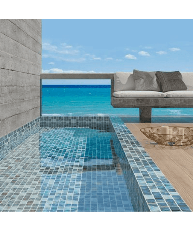 nature bright squares glass mosaic tile 