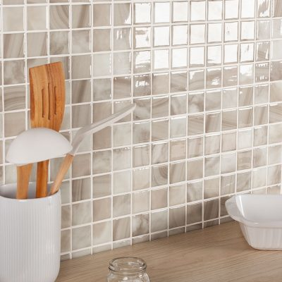 nature bright squares glass mosaic tile 