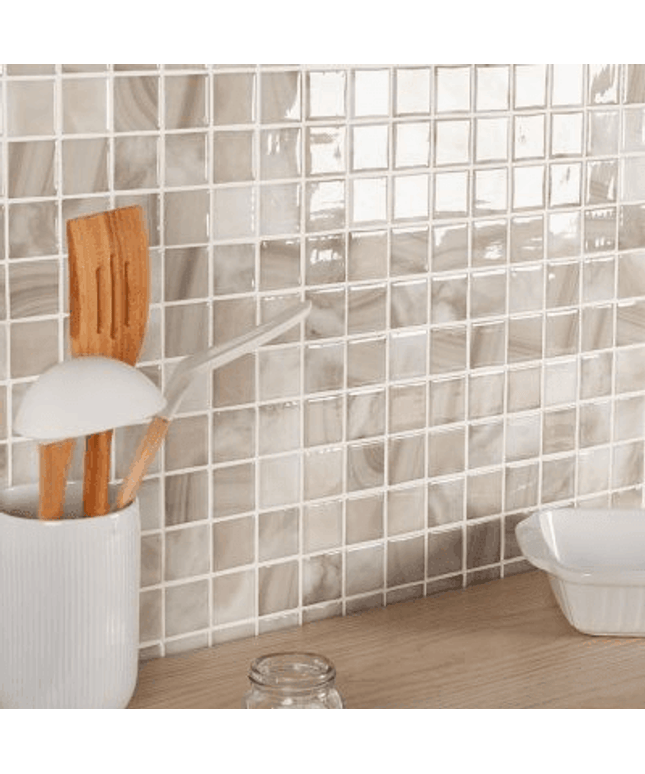 nature bright squares glass mosaic tile 