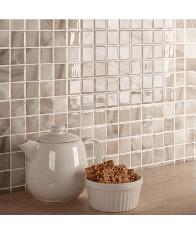 nature bright squares glass mosaic tile 