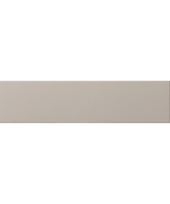 Buff match 3x11 subway tile in solid light beige, ideal for backsplash or bathroom walls