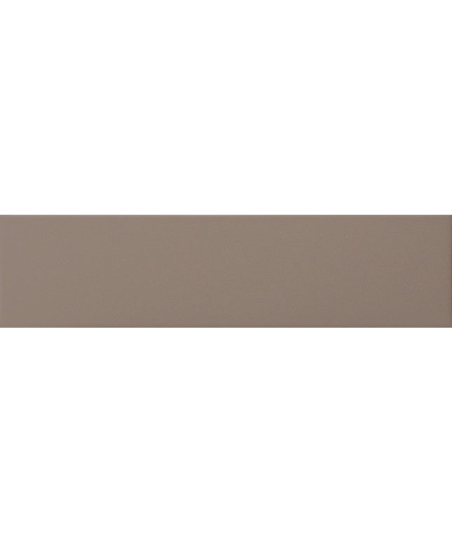 rectangular matte brown subway tile, 3x11 inch, for kitchen backsplash or bathroom walls