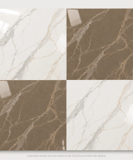 Leona Look Checkerboard Porcelain Tile 24x24