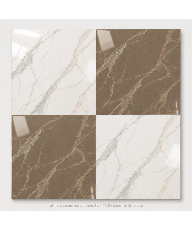 Leona Look Checkerboard Porcelain Tile 24x24