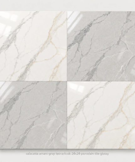 Leona Look Checkerboard Porcelain Tile 24x24