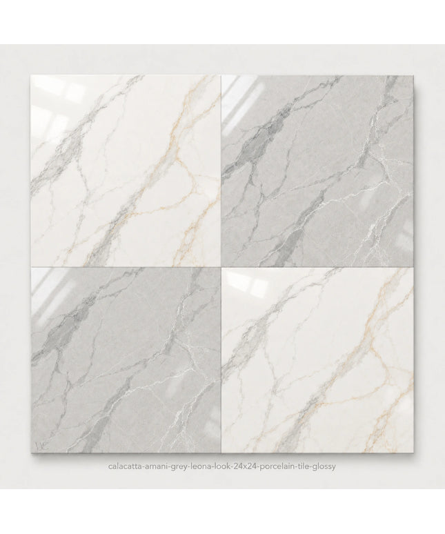 Leona Look Checkerboard Porcelain Tile 24x24