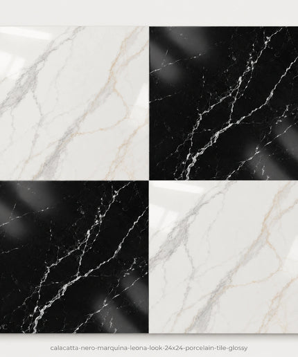 Leona Look Checkerboard Porcelain Tile 24x24