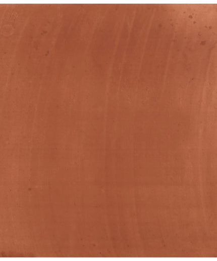 square terracotta floor tile with a smooth matte finish, ideal for kitchen or bathroom