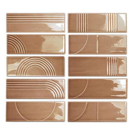 glow decor ceramic field tile gloss 2x6 3 