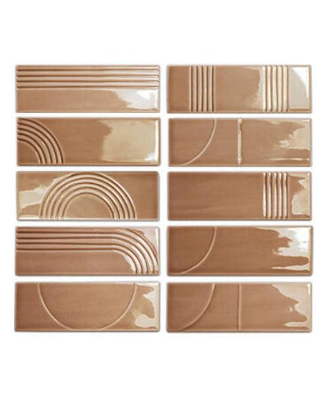 glow decor ceramic field tile gloss 2x6 3 
