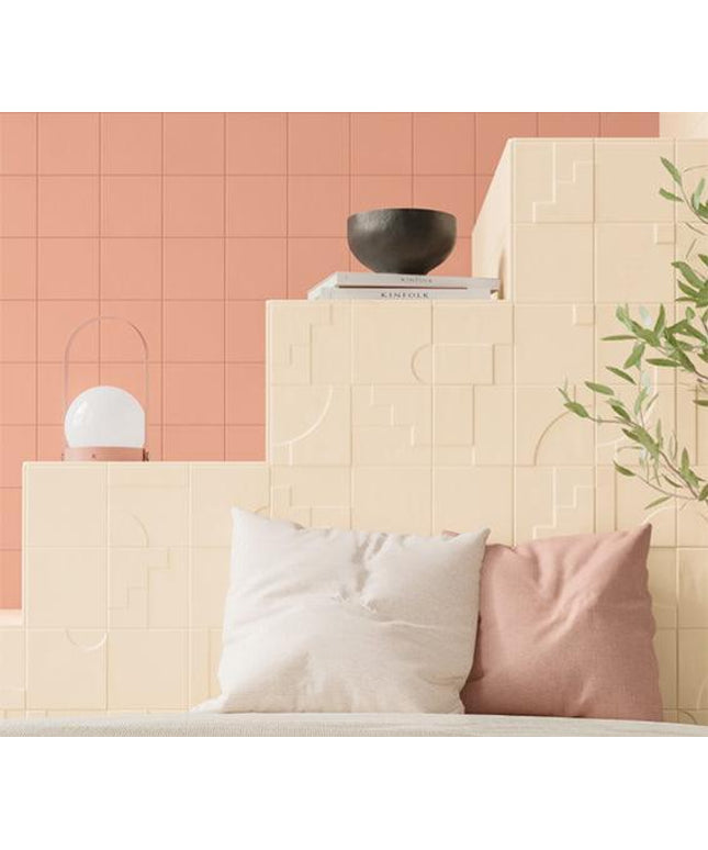 casbah decor mix teramic tile matte 5x5 Décor Sand