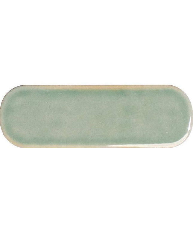 mint rounded subway tiles 2x6