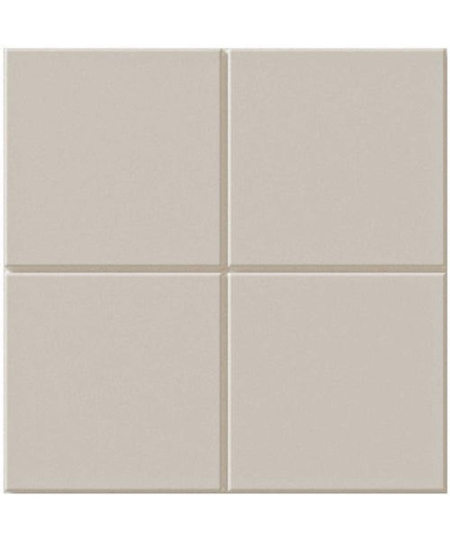 raster porcelain tile squares matte 6x6 Chalk