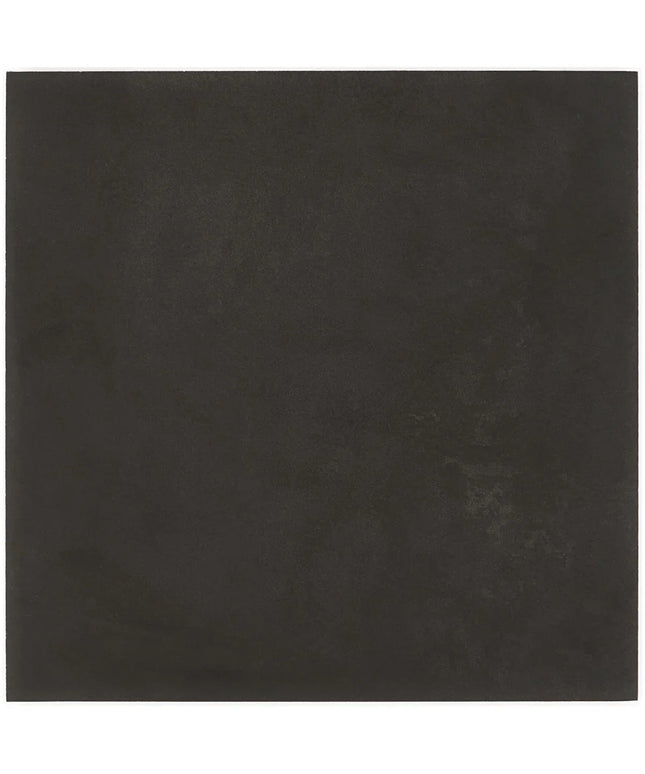 Black square tile with a subtle texture