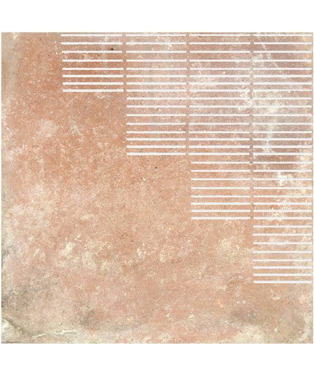 chateau mestizaje lines porcelain tile 7x7 Lines Cotto