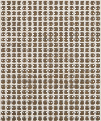 pearl dots glass mosaic 5x 5 chocolate pearl dots