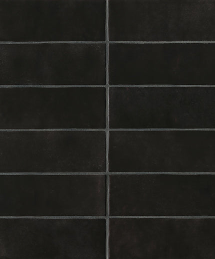 cloe ceramic subway tiles 2x8 black