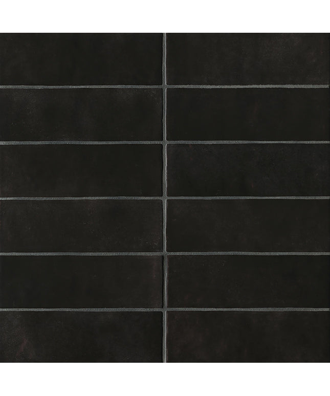 cloe ceramic subway tiles 2x8 black