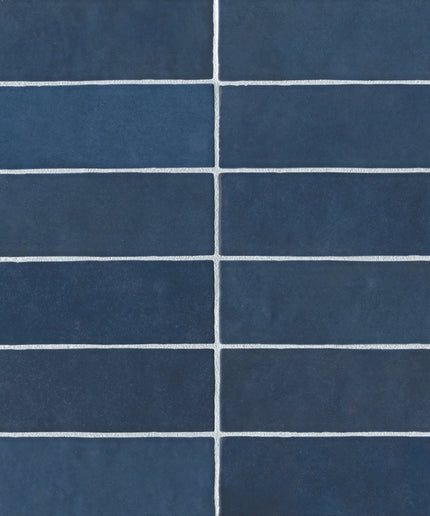 cloe ceramic subway tiles 2x8 blue