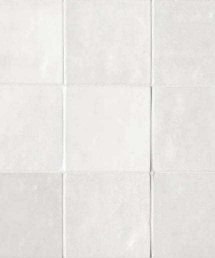 cloe 5x5 square tile white