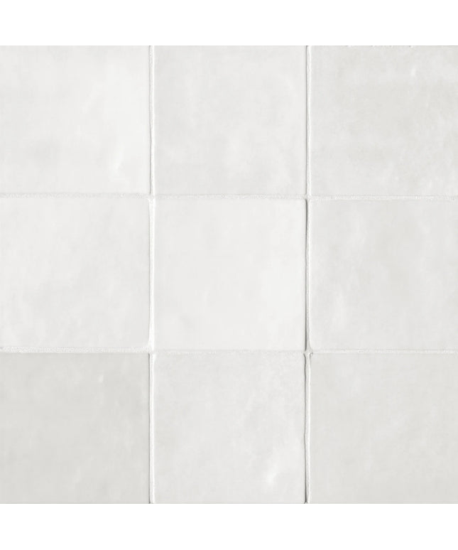 cloe 5x5 square tile white