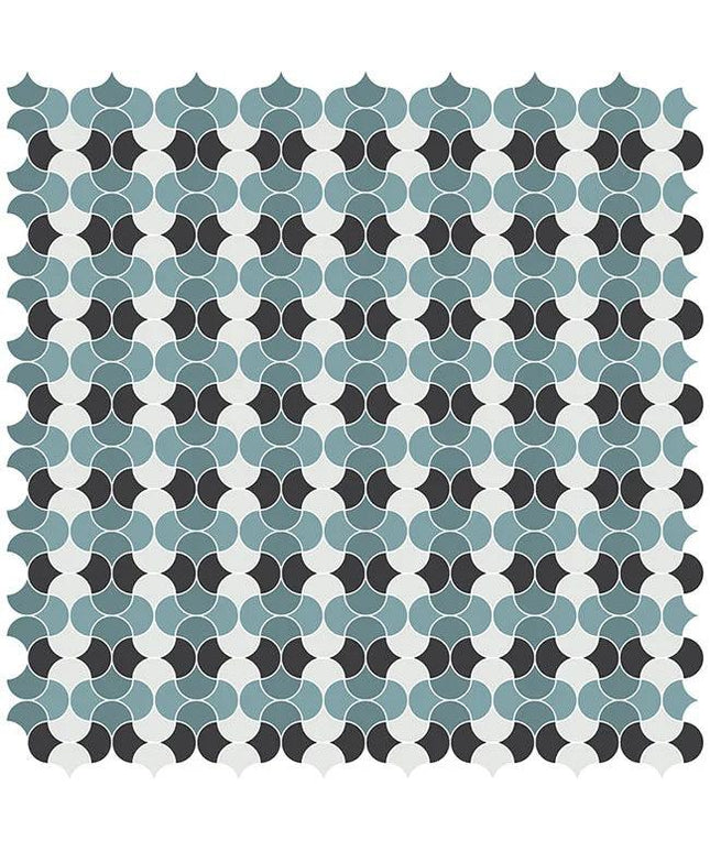 fish scales glass mosaic tile 1 1x1 4 