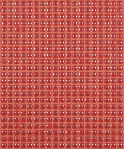 pearl dots glass mosaic 5x 5 coral pearl dots