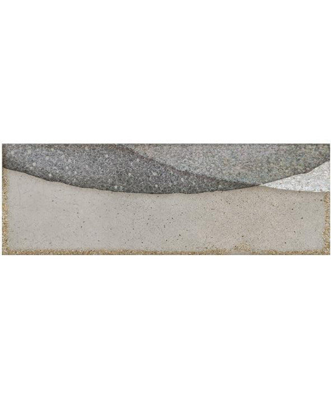 pottery subway tile matte 2x6 Cosmic Grey