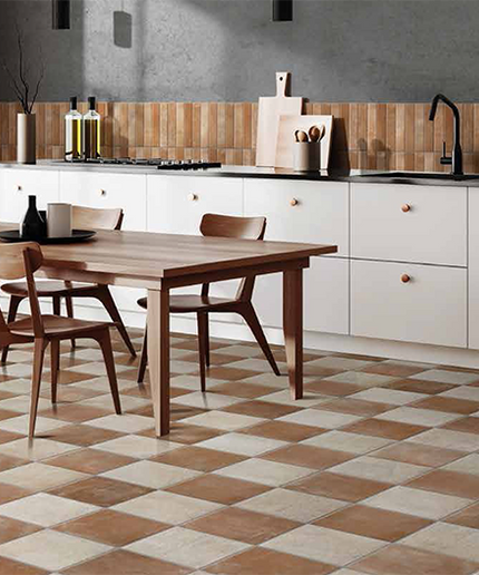 Cotto Fresco Porcelain Tile 2.5x2.5 10x10
