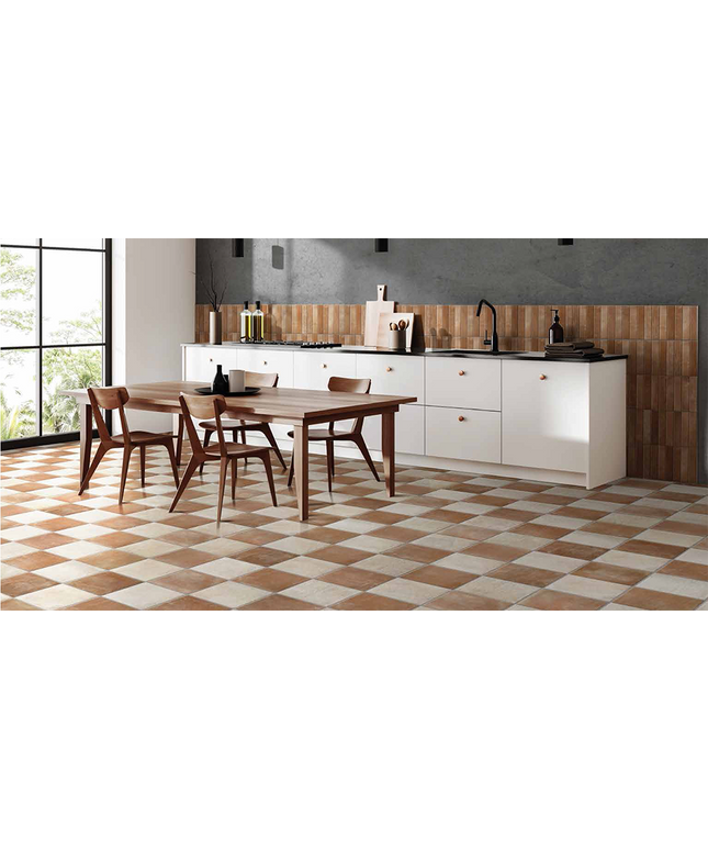 Cotto Fresco Porcelain Tile 2.5x2.5 10x10