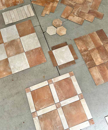 Cotto Fresco Porcelain Tile 2.5x2.5 10x10
