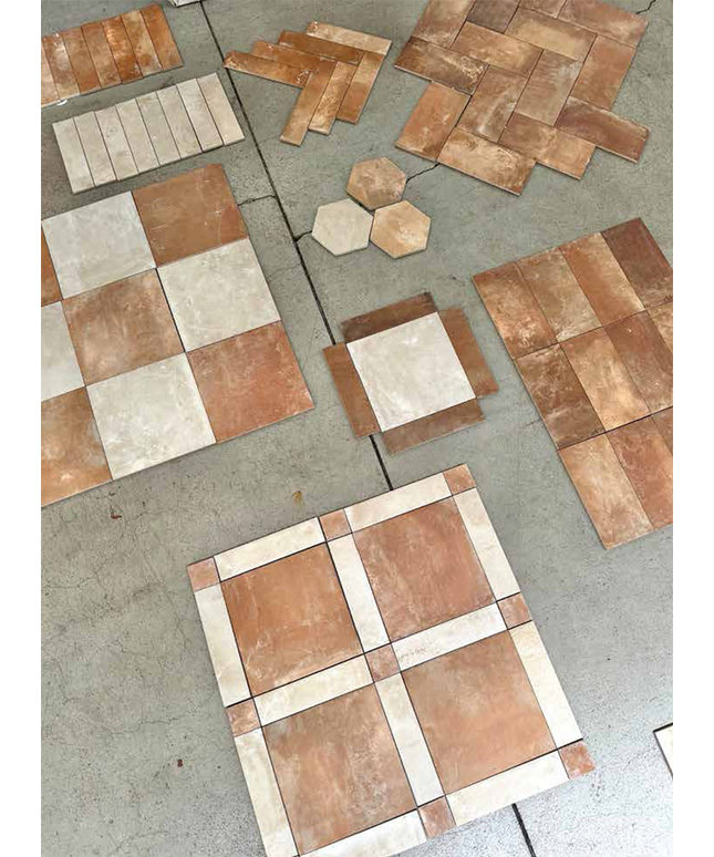 Cotto Fresco Porcelain Tile 2.5x2.5 10x10