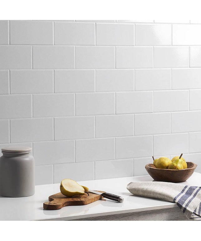 cotton white 4x8 subway tiles