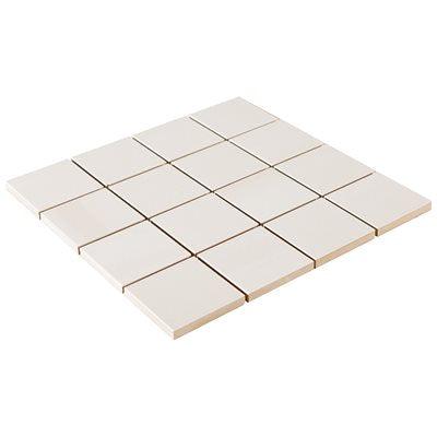 mosaic porcelain tile squares cream