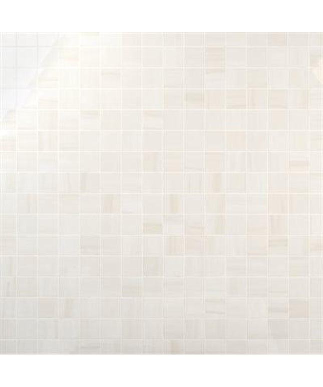 mosaic porcelain tile squares wall cream