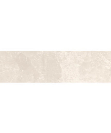 Cream Volterra 4x16 semi-polished tile with subtle marble pattern for flooring or backsplash