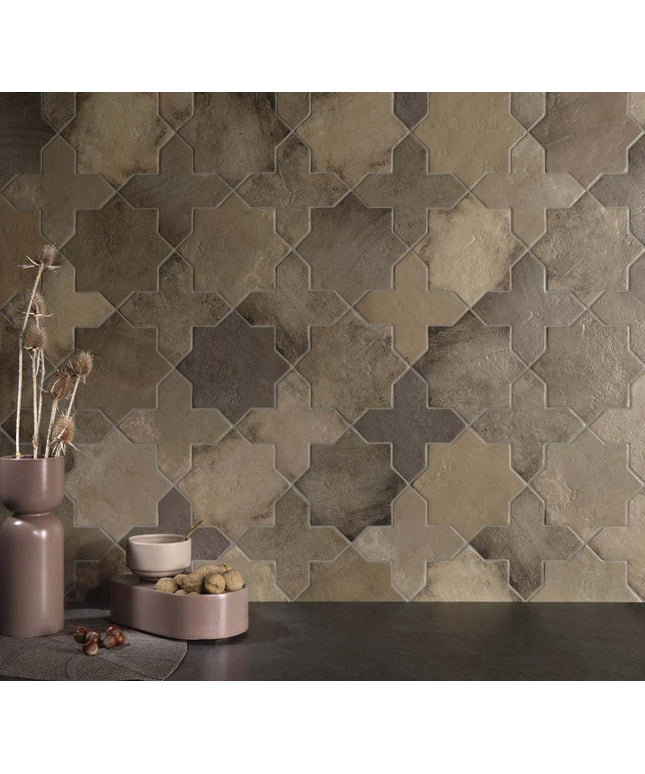 Amalfi Star Porcelain Tile 7x7