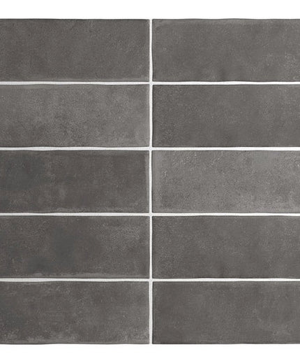 Gray tiles arranged in a grid pattern