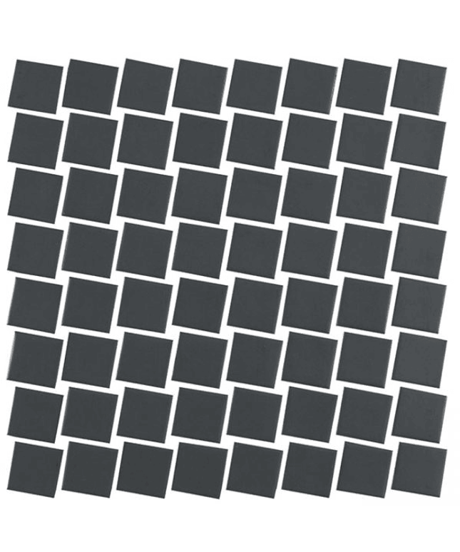 lume squares glass mosaic 1 5x1 5 dark grey lume squares