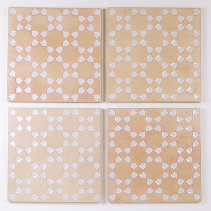 bejmat decor biscuit tile 6x6 White