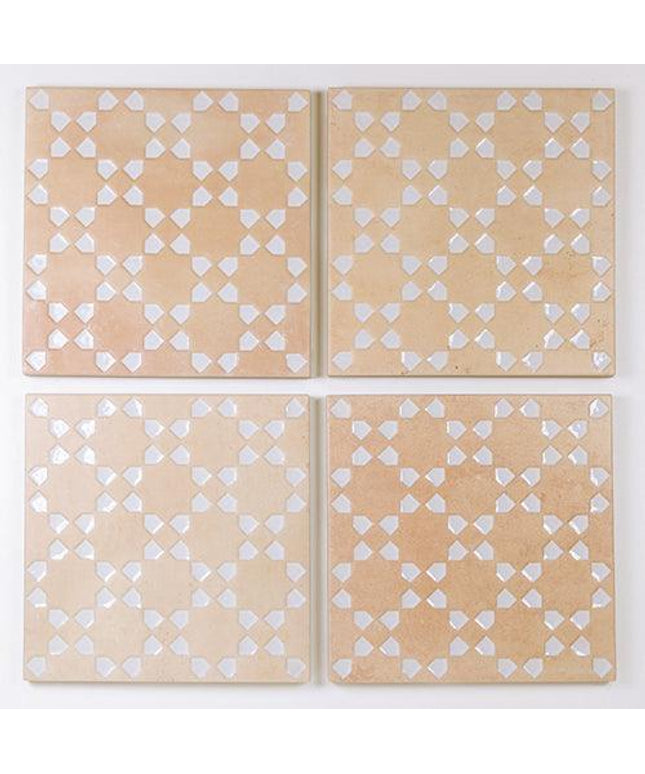 bejmat decor biscuit tile 6x6 White