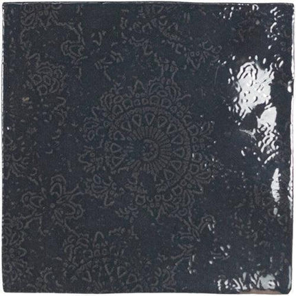 mestizaje decor ceramic tile gloss 5x5 Mestizaje Decor Grey