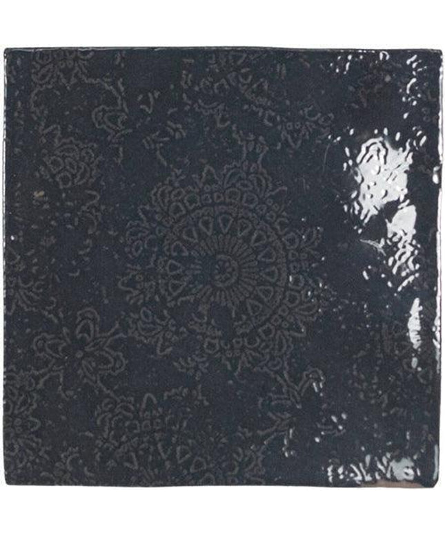 mestizaje decor ceramic tile gloss 5x5 Mestizaje Decor Grey