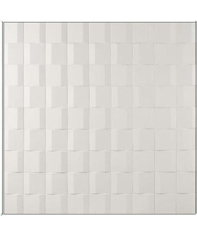 define 3d white matte wall tiles