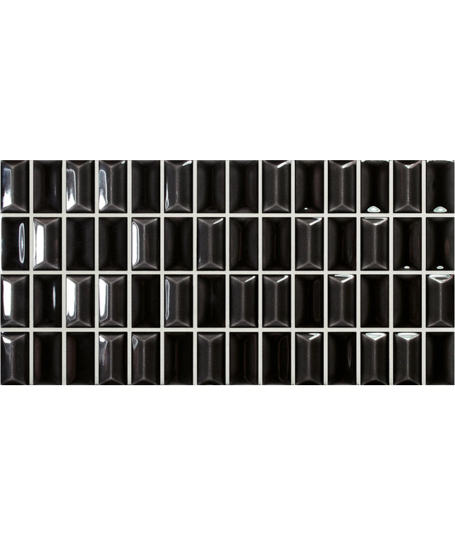 diamond-onix-gloss Black square tiles with reflective surface