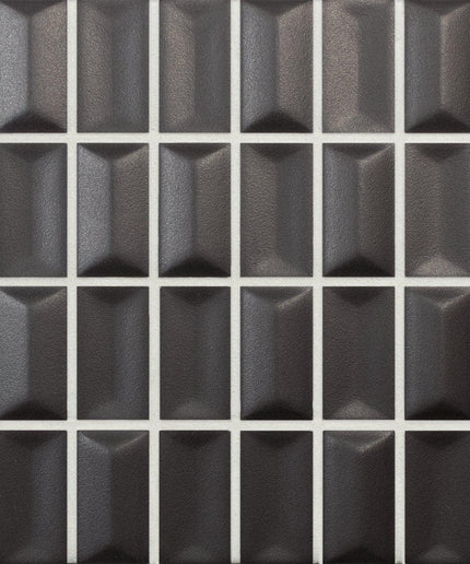 diamond-onix-matt Patterned black and white tile design