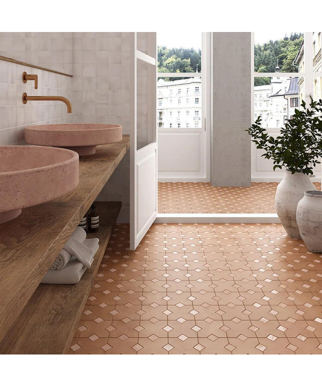 Kasbah Taco Dot Porcelain Tile Matte 1X1