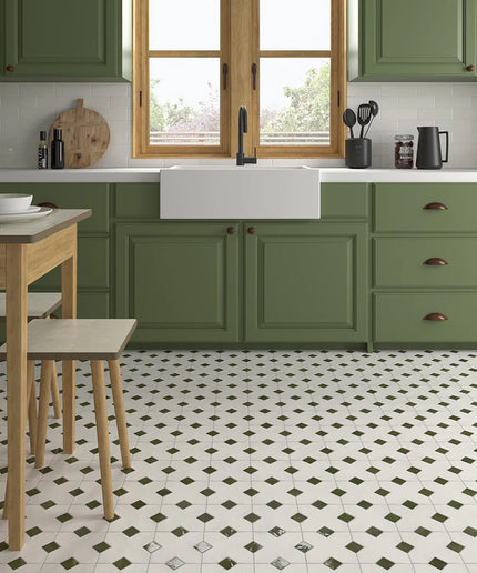 Kasbah Taco Dot Porcelain Tile Matte 1X1