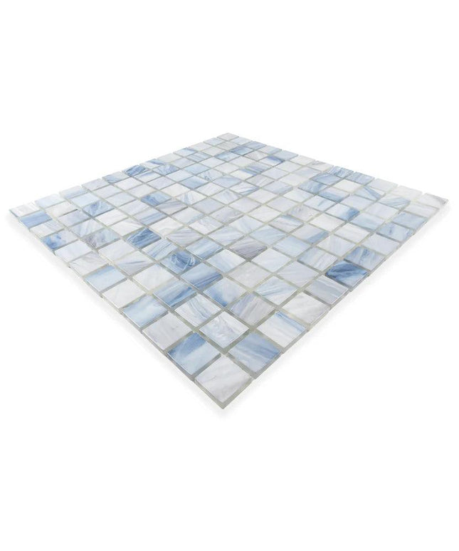 Straight Set Nuance Glass Mosaic Tile 1x1